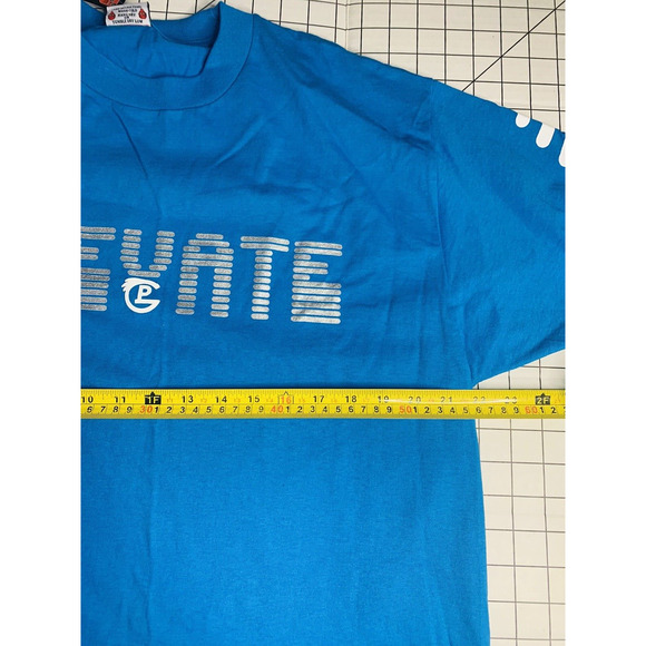 Planet of the Grapes Clothes Blue w/ Silver Elevate Keep It Lit T-Shirt XL NWT - Picture 7 of 10